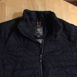 Black Timberland winter jacket